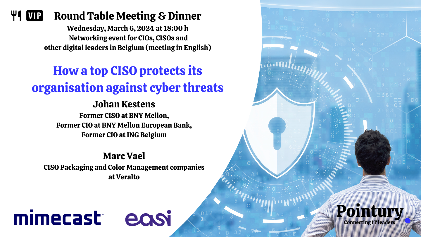 Pointury Round Table, How a modern-day CISO protects  your organisation against cyber threats