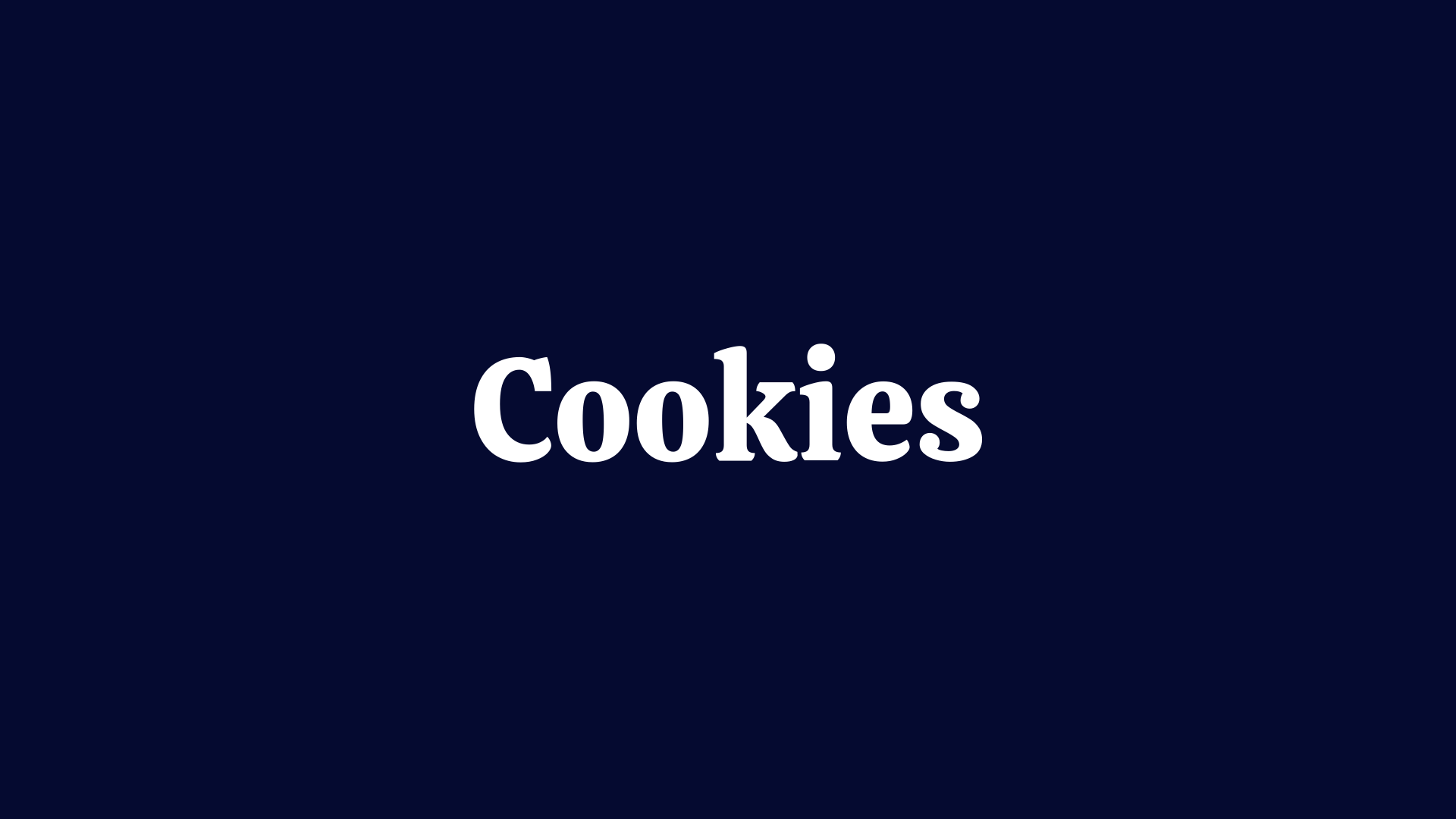 Cookies Cookies