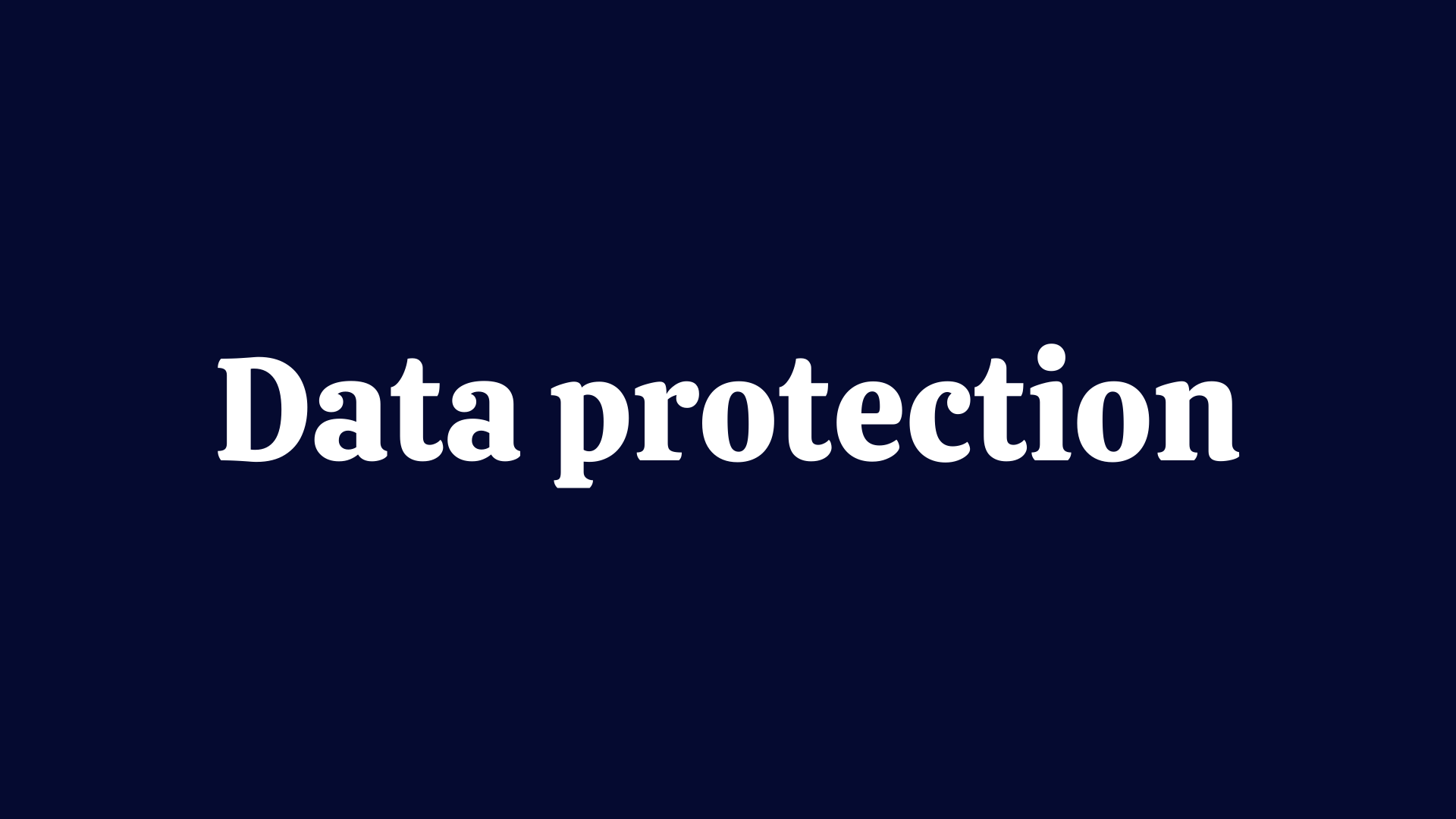 Data protection